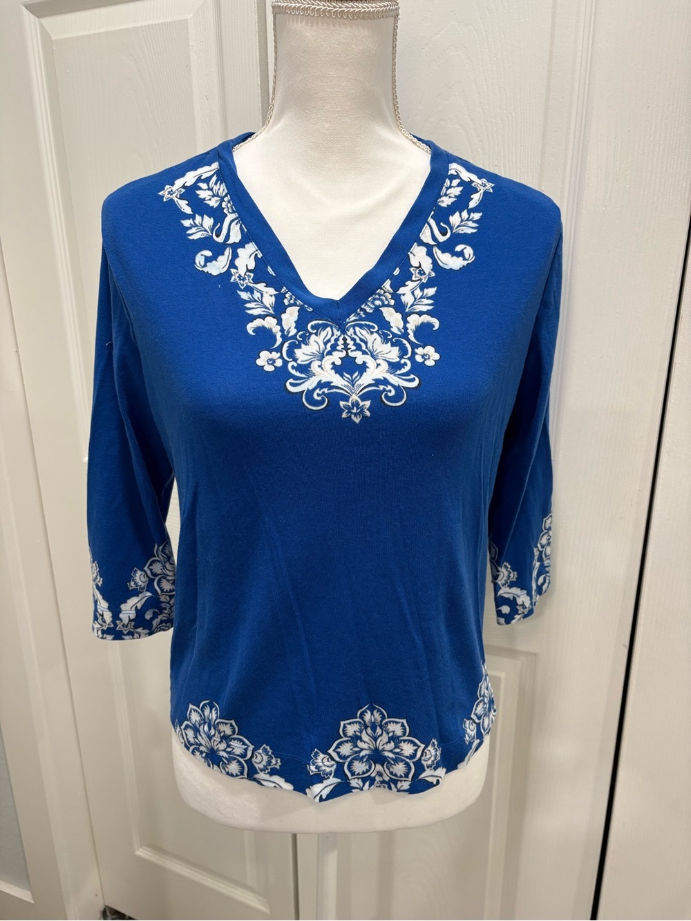 Chico's Royal Blue Knit Top